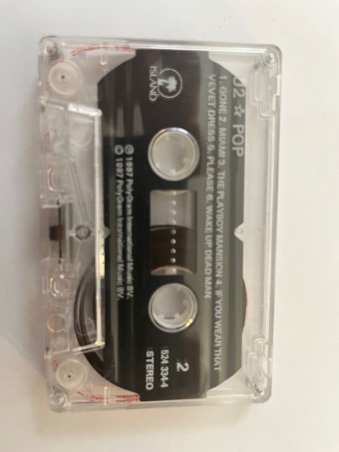 U2 - POP Rare Thailand Cassette LP Ltd. Edition W/ Patch