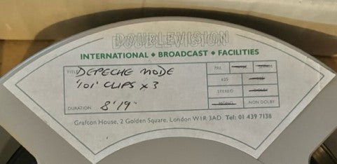 Depeche Mode - 101 Clips Unique 1" U.K. Master Video