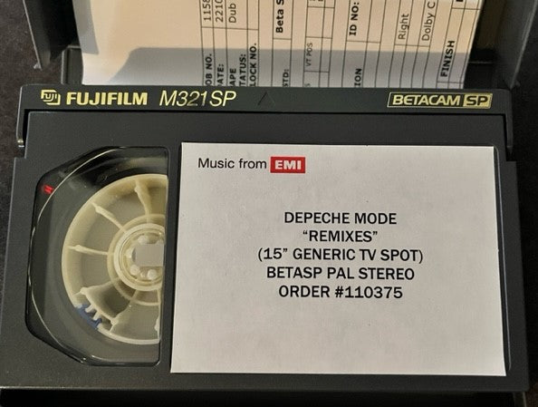 Depeche Mode - Remixes Rare UK Promo Only Beta Cassette