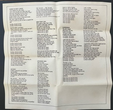 U2 - WAR Very Rare Taiwanese Import Cassette LP