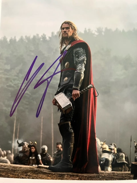 THOR - Chris Hemsworth Hand Signed 8 x 10 Photo