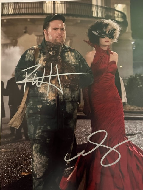 Cruella - Emma Stone & Paul Hauser - Hand Signed 8 x 10 Photo