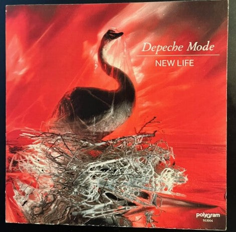 Depeche Mode - New Life RARE Portuguese 7" White Label Promo Single