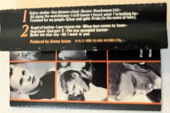 U2 - Rattle And Hum RARE Thailand Import Cassette LP