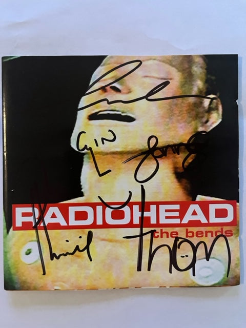 RADIOHEAD - The Bends - Band Signed CD