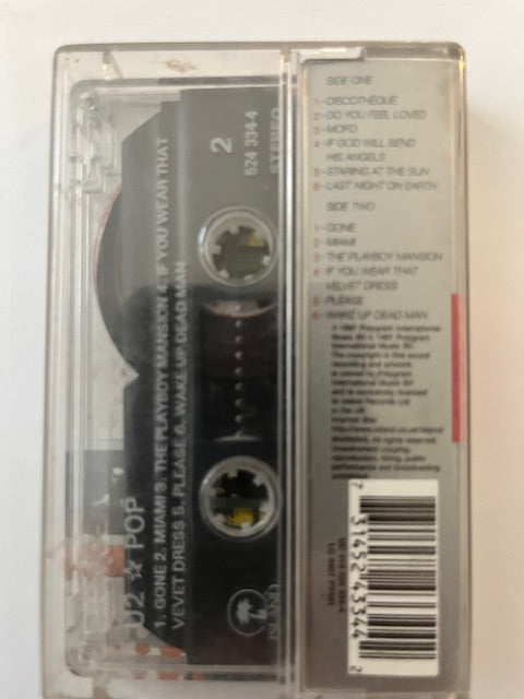 U2 - POP Rare Thailand Cassette LP Ltd. Edition W/ Patch