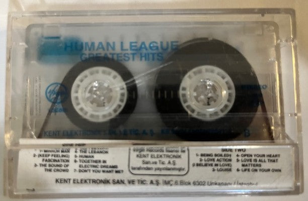 Human League - Greatest Hits Turkish Import Cassette LP