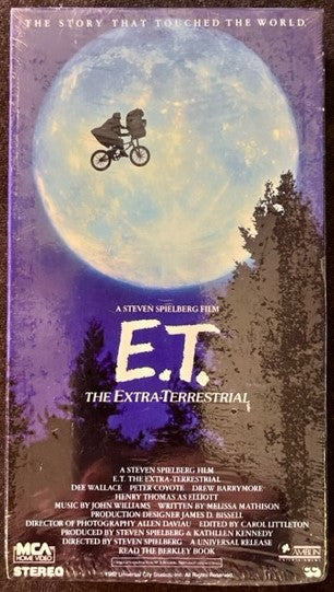 E.T. The Extra-Terrestrial - VHS Videocassette NEW / Factory Sealed