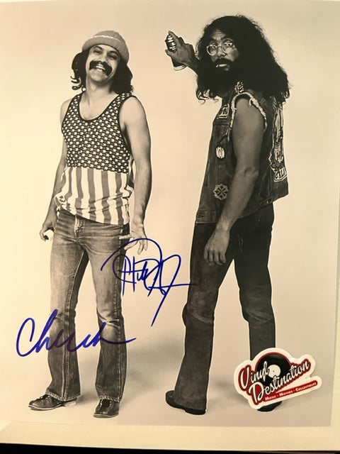 Cheech & Chong - Hand Signed 8 x 10 Photo
