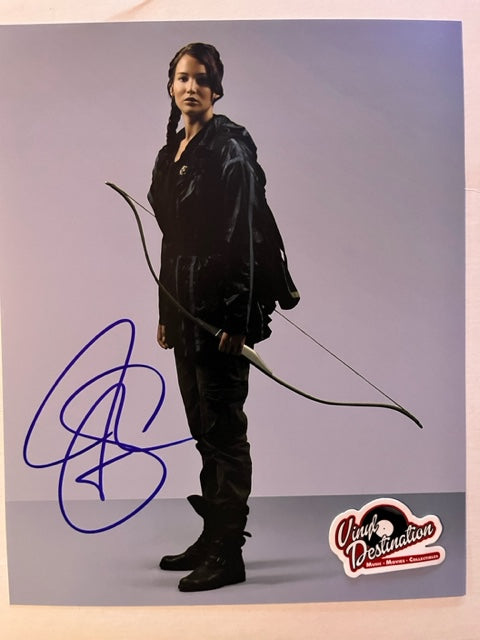 Jennifer Lawrence - Hunger Games Hand Signed 8 x 10 Photo