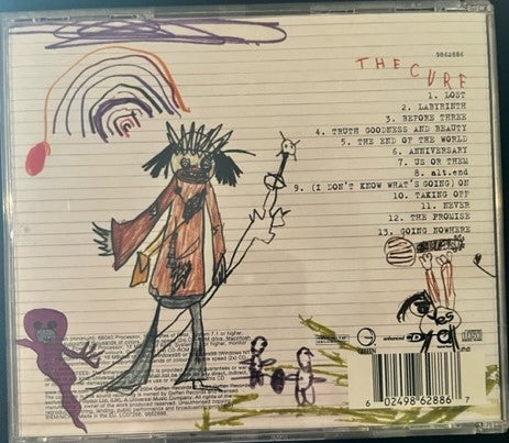 The Cure - Self Titled CD Import- HAND SIGNED By Robert Smith