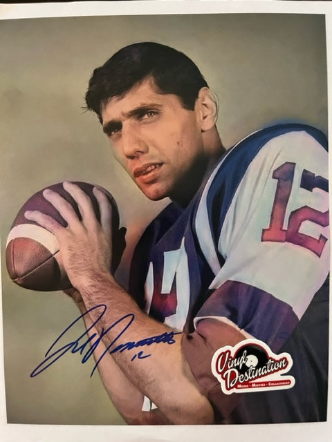 Joe Namath - NFL Great - NY Jets - Hand Signed 8 x 10 Photo
