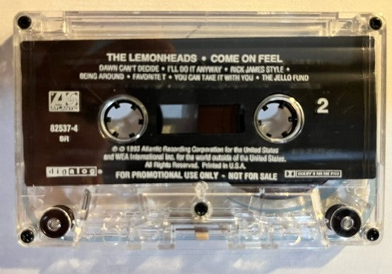 The Lemonheads - Come On Feel U.S. Promo Only Cassette LP