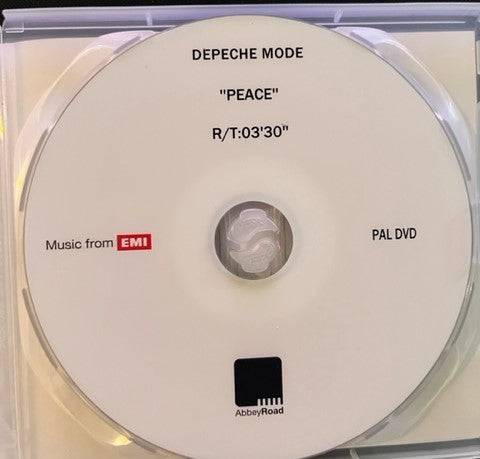 Depeche Mode - Peace - RARE Promotional Only DVDr Test Pressing