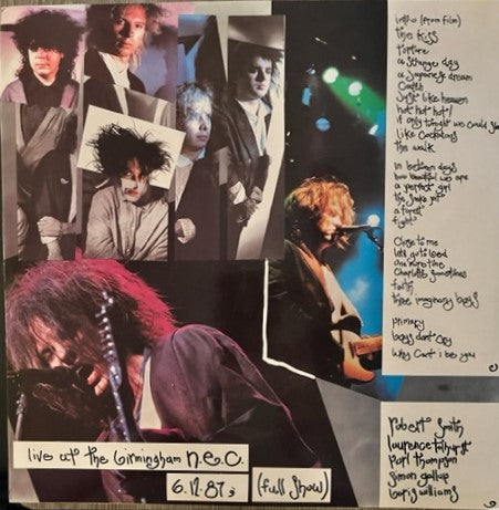 The Cure - The Kissing Tour Rare Live 2xLP 1987