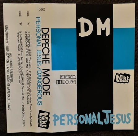 Depeche Mode - Personal Jesus / Dangerous Rare Polish Import Cassette Single