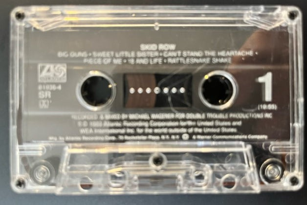 Skid Row - Debut Album U.S. Cassette LP