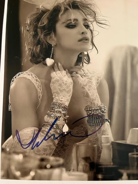 MADONNA - 80's Pop Megastar - Hand Signed 8 x 10 Photo