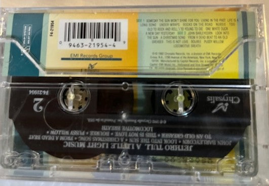 Jethro Tull - A Little Light Music U.S. Cassette LP NEW/ Still Sealed