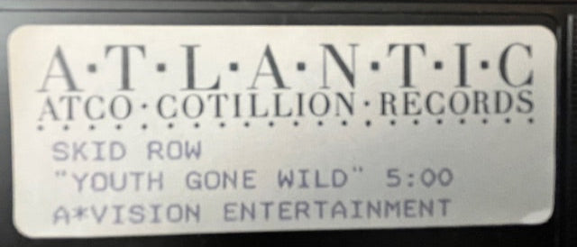 Skid Row - Youth Gone Wild Promotional Only VHS Video Single