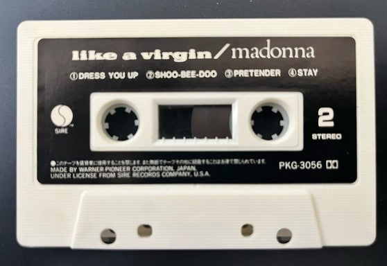MADONNA - Like A Virgin RARE Japanese Cassette LP