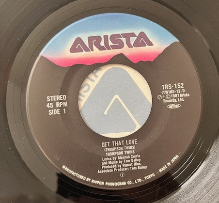 Thompson Twins - Get That Love Japanese 7" Single