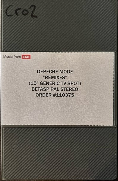 Depeche Mode - Remixes Rare UK Promo Only Beta Cassette