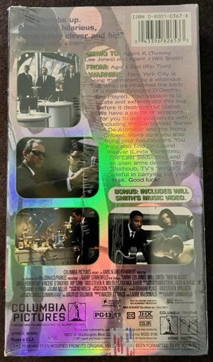Men In Black - VHS Videocassette NEW / Factory Sealed
