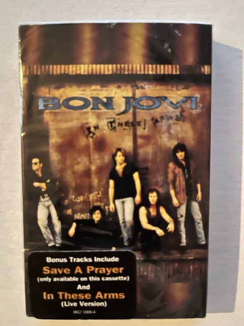 Bon Jovi - In These Arms U.S. Cassette Single Still Factory Sealed