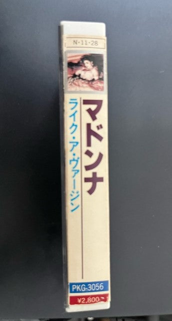 MADONNA - Like A Virgin RARE Japanese Cassette LP