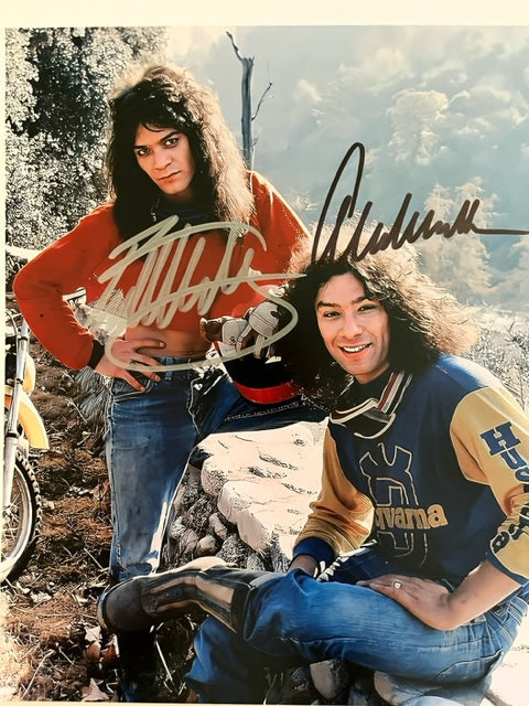 VAN HALEN - 8 x 10 Photo - Hand Signed by Eddie & Alex