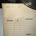 U2 - Two Sides Live Metal Masterplate Stamper Side A