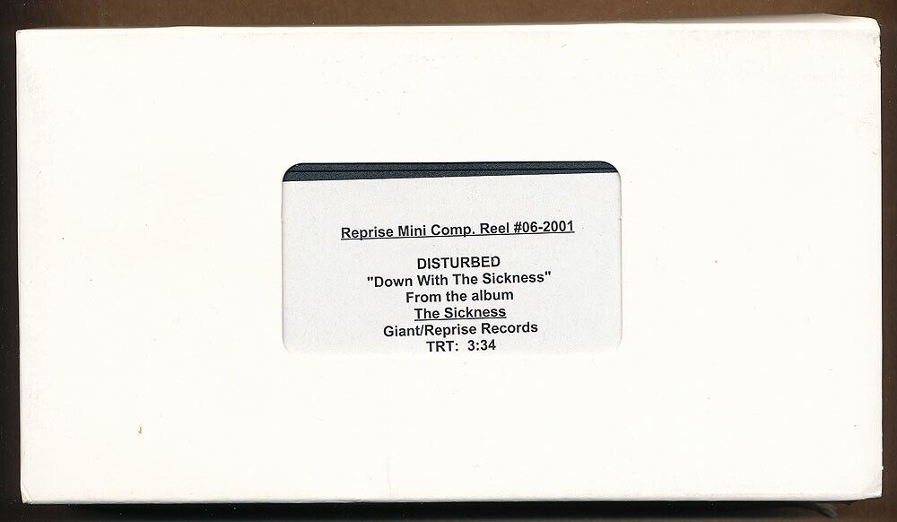 Disturbed - Down With The Sickness - Rare Promotional VHS Single