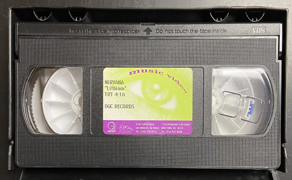 NIRVANA - Lithium RARE Promotional Only VHS Single
