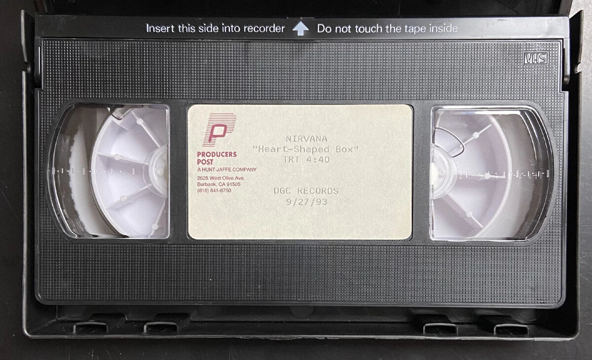 NIRVANA - Heart Shaped Box RARE Promotional Only VHS Single