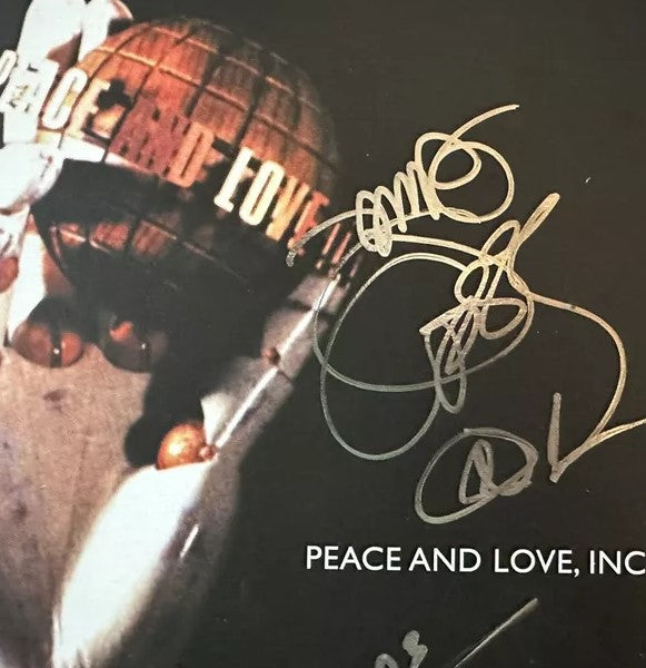 Information Society - Peace & Love, Inc. Fully Signed LP