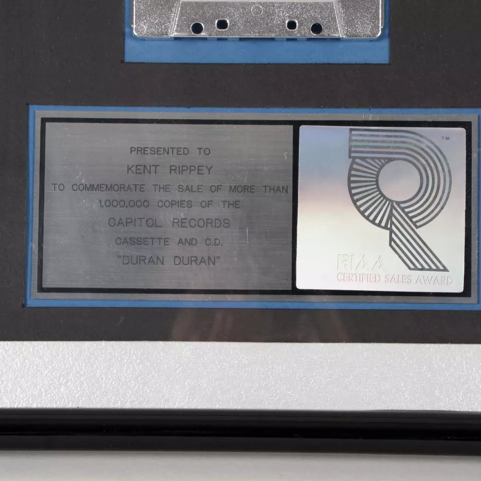 Duran Duran - Wedding Album RIAA Platinum Sales Award