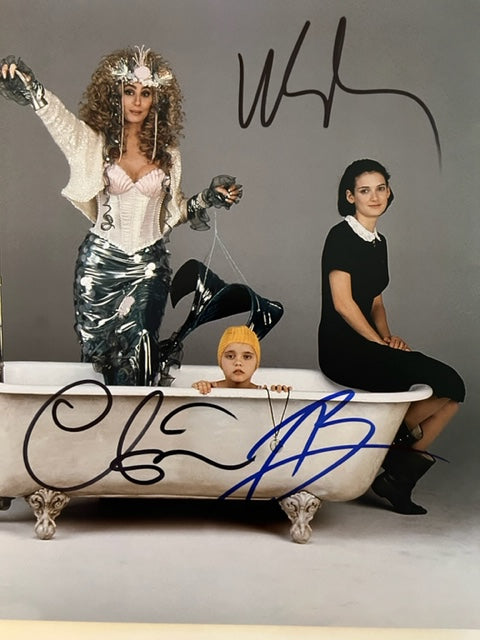 MERMAIDS - Cast Signed 8 x 10 Photo Cher - Ryder - Ricci