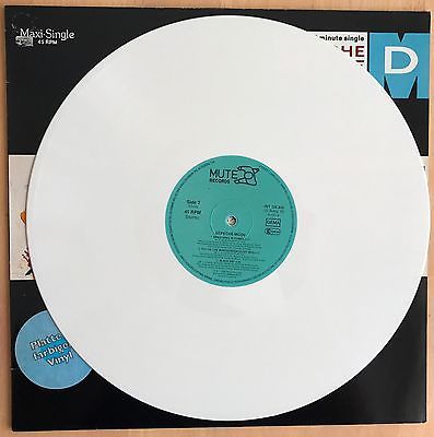 DEPECHE MODE - Stripped   SUPER RARE German ONLY White Vinyl 12" Single