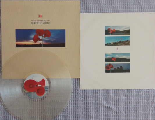 Depeche Mode - Music For The Masses - VERY RARE Clear Vinyl + Promo Only 12" Single