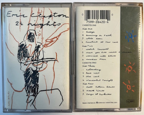 Eric Clapton - 24 Nights European Import 2x Cassette LP