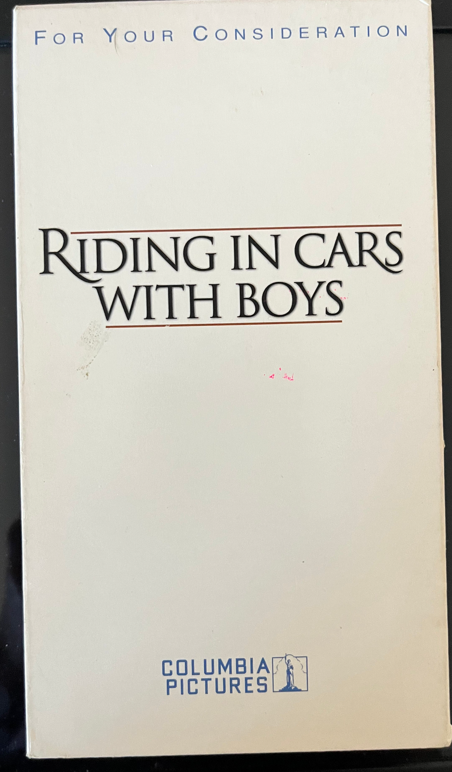 Riding In Cars With Boys - RARE VHS Screener - Drew Barrymore / Brittany Murphy