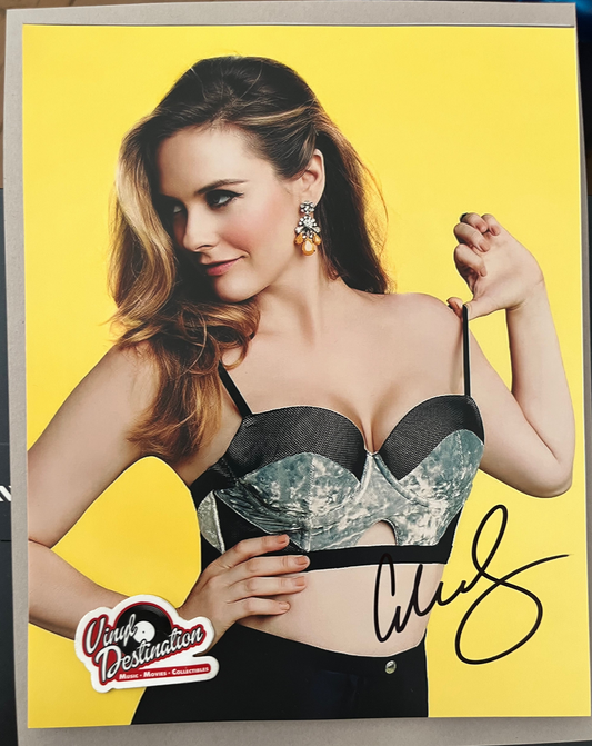 Alicia Silverstone Hand Signed 8 x 10 Photo