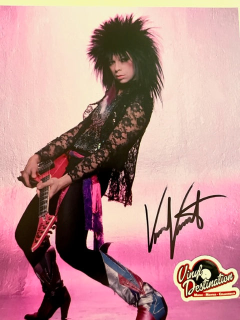 Vinnie Vincent - Rock Guitarist - Hand Signed 8 x 10 Photo
