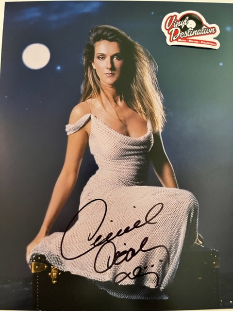 Celine Dion - Hand Signed 8 x 10 Photo