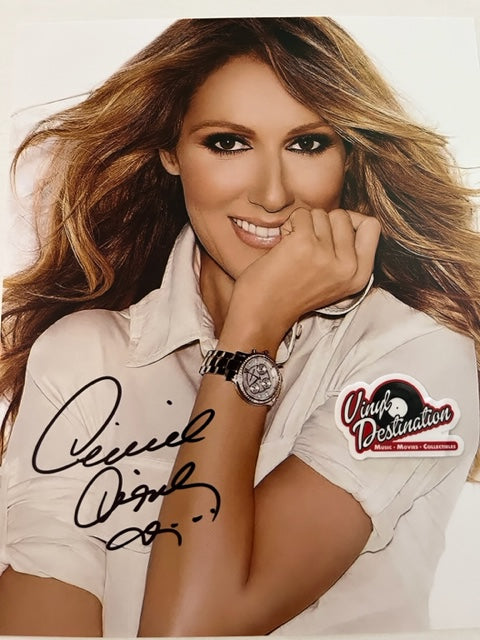 Celine Dion - Hand Signed 8 x 10 Photo