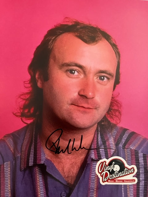 Phil Collins - Rock Legend - Hand Signed 8 x 10 Photo