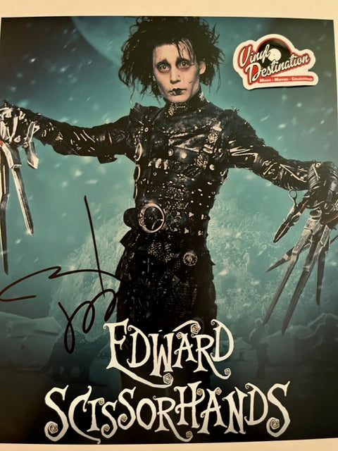 Johnny Depp as Edward Scissorhands - Hand Signed 8 x 10 Photo