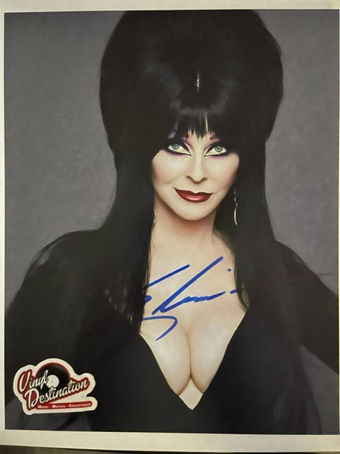 Elvira / Cassandra Peterson - Hand Signed 8 x 10 Photo