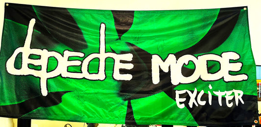 DEPECHE MODE - Fully Signed EXCITER In-Store Promotional Cloth Banner HUGE